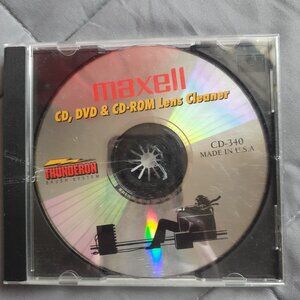 Maxwell CD DVD & CD-ROM Lens Cleaner Thunderon Brush System CD-340 Video Games